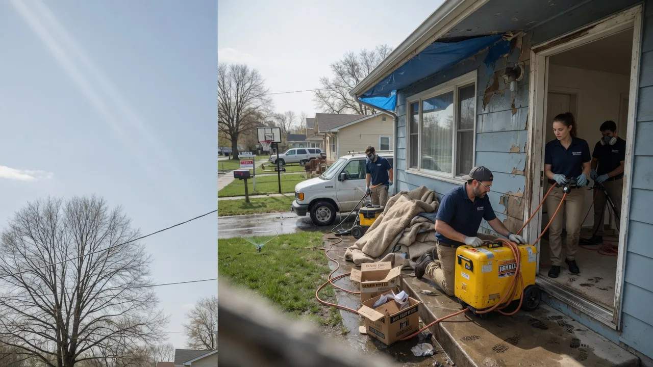 Basement Flood Cleanup in Evergreen Park, IL near me